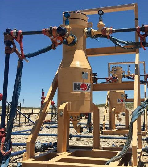 10000 PSI wellhead desanders for frac flowback