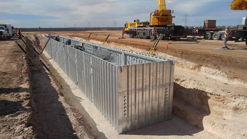 On-site Containment Well Cellar Installation